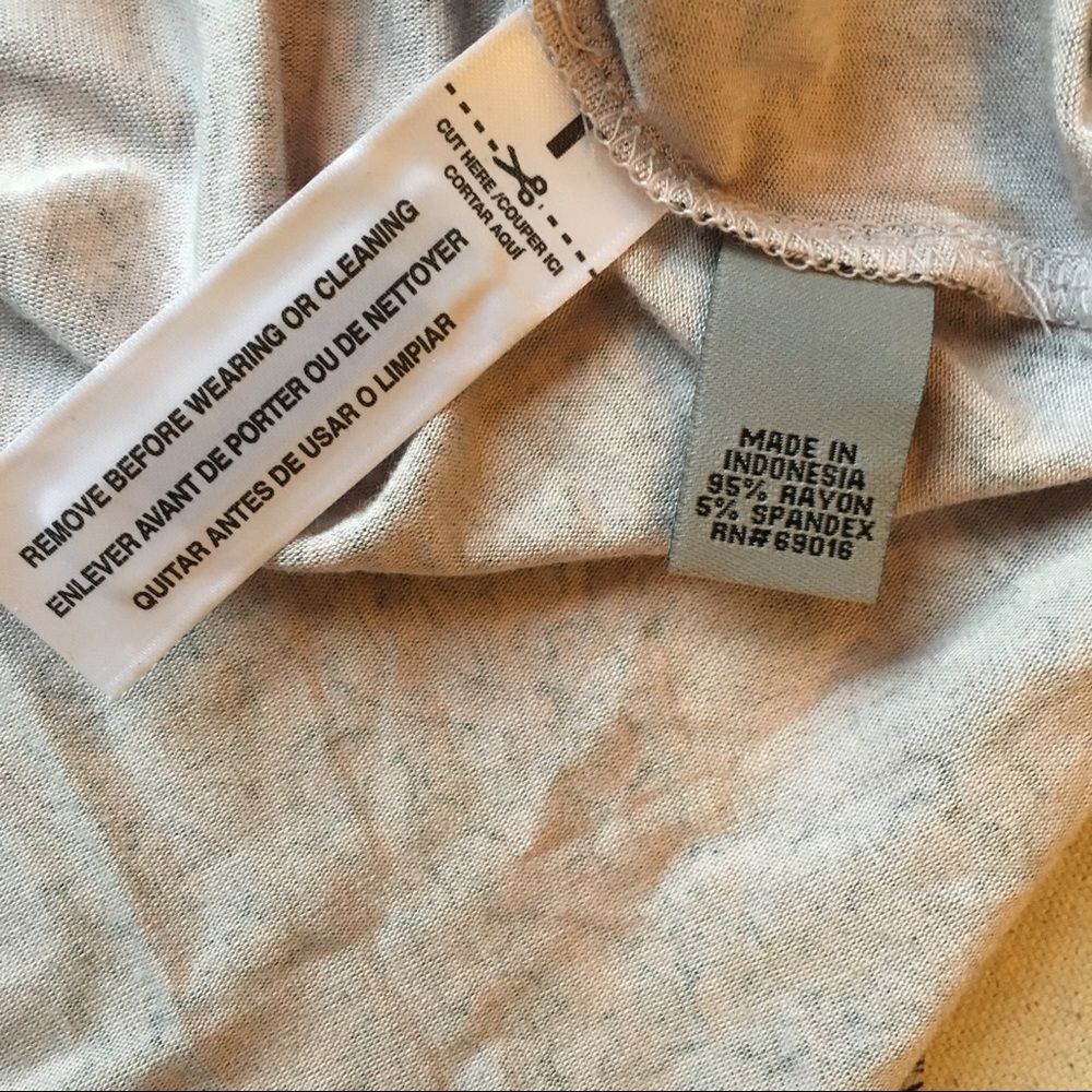Ruff Hewn Grey - Asymmetrical Hem Tank Large - Picture 4 of 7